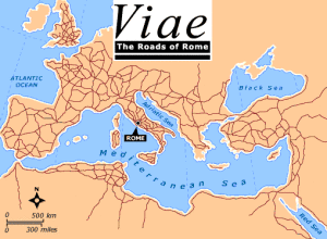 Vias o carreteras romanas