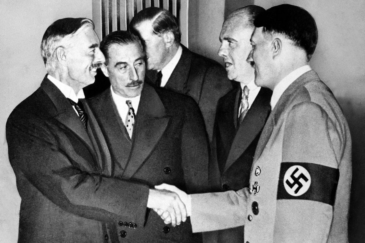Chamberlain y Hitler