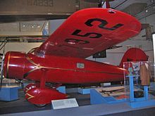 Lockheed Vega de Amelia Earhart, en el Museo Nacional de la Aviación, Washington D.C.