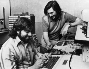 Jobs y Wozniak en 1976
