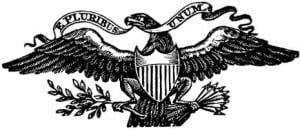 E pluribus unum, escudo de los Estados Unidos
