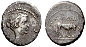 Fulvia fue la primera mujer no mitológica en aparecer en monedas romanas.