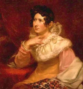 Lucreta Pickering, retratada por su esposo Samuel Morse