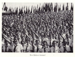 Saludo nazi en Nuremberg