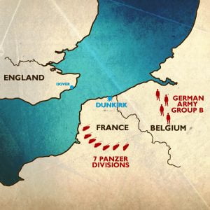 Cerco nazi en Dunkerque