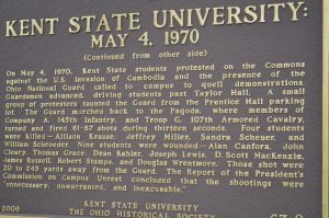 Placa en Kent State