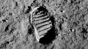 Huella de Neil Armstrong en la Luna